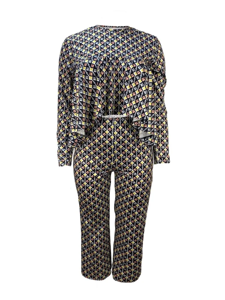 Wmstar Two Piece Set Women Wholesale Clearance Item Non Refundable Non Exchangeable Large Sized Printed of Popular Fashion