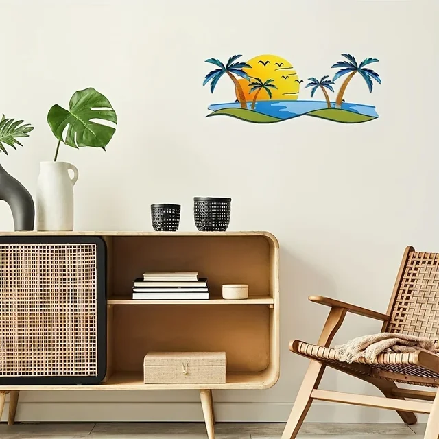 Tropical Palm Tree Wall Art 2