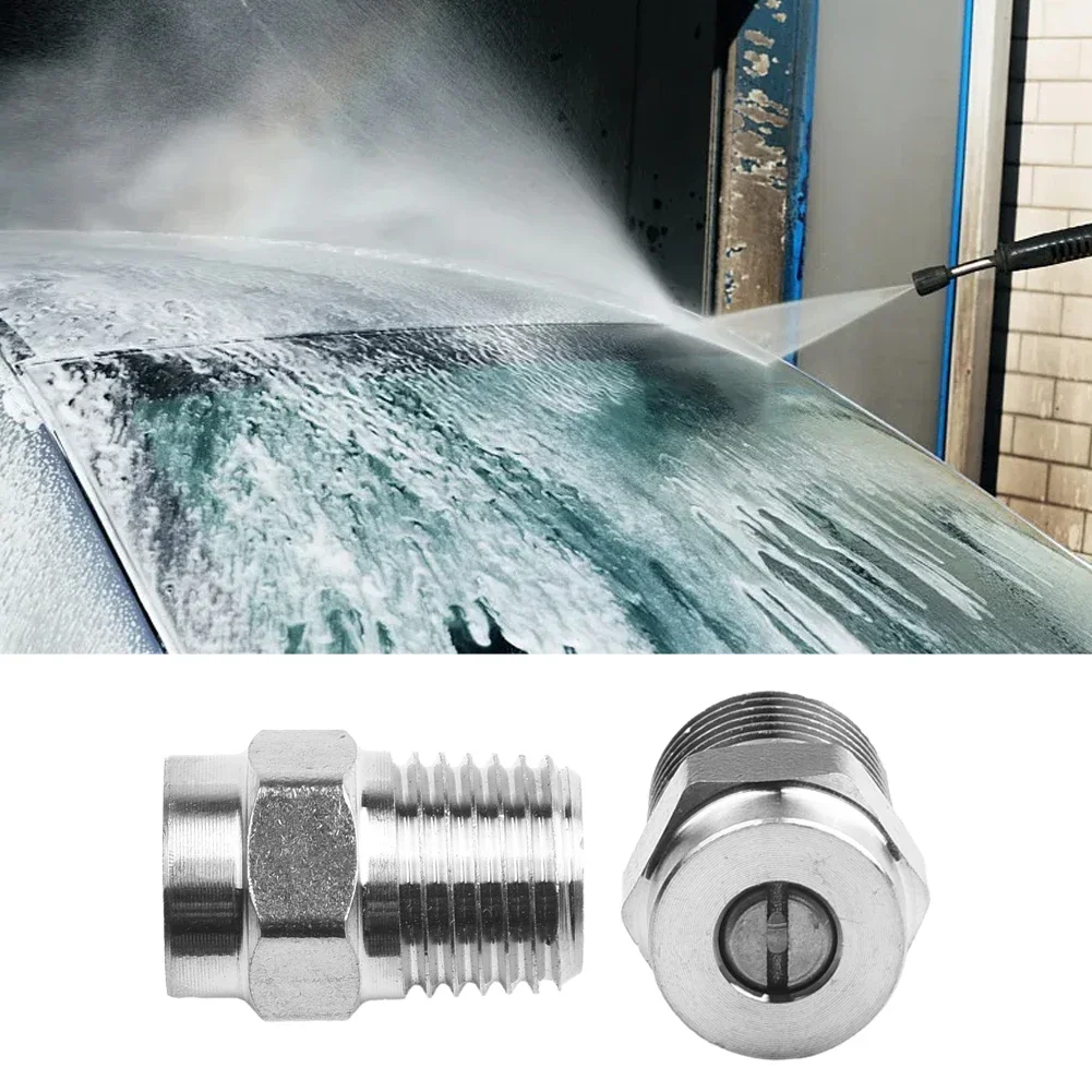 

Thread Spray For High-Pressure Washer 1/4 Inch Male NPT Spare Parts Spray Nozzle Tip 0°/15°/25°/40° Spray Angle Pressure Washer