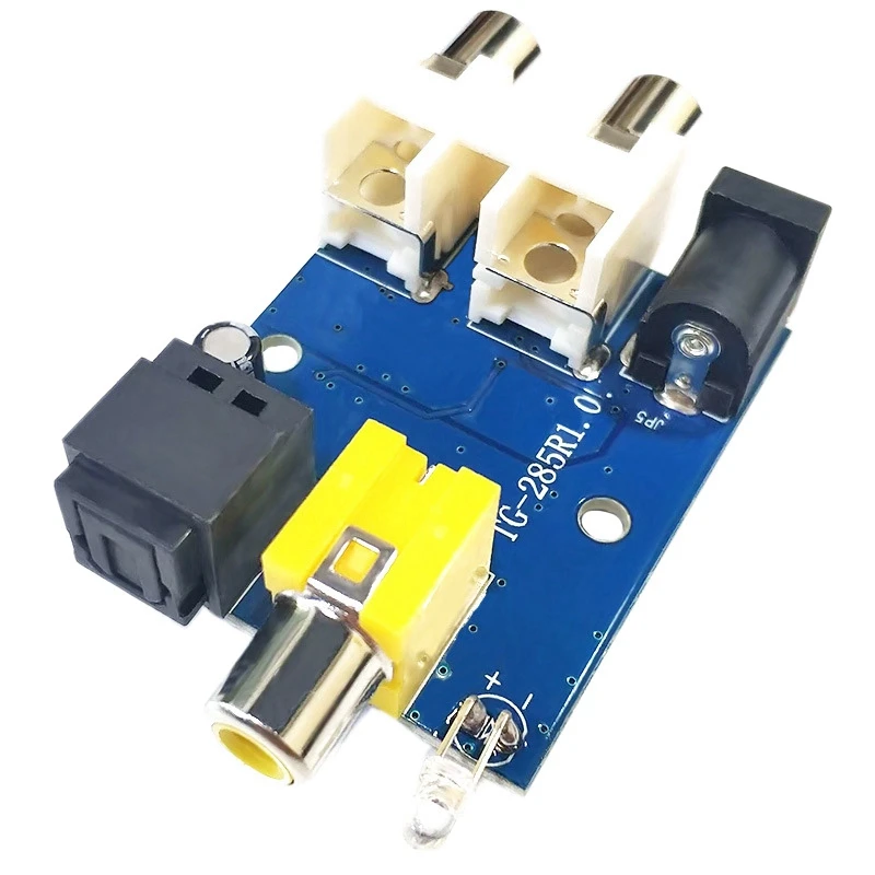 

CS8416+CS434 5-12V Coaxial & Optical Audio Decoder Board 24Bit 192Khz DAC Decoder Board Module