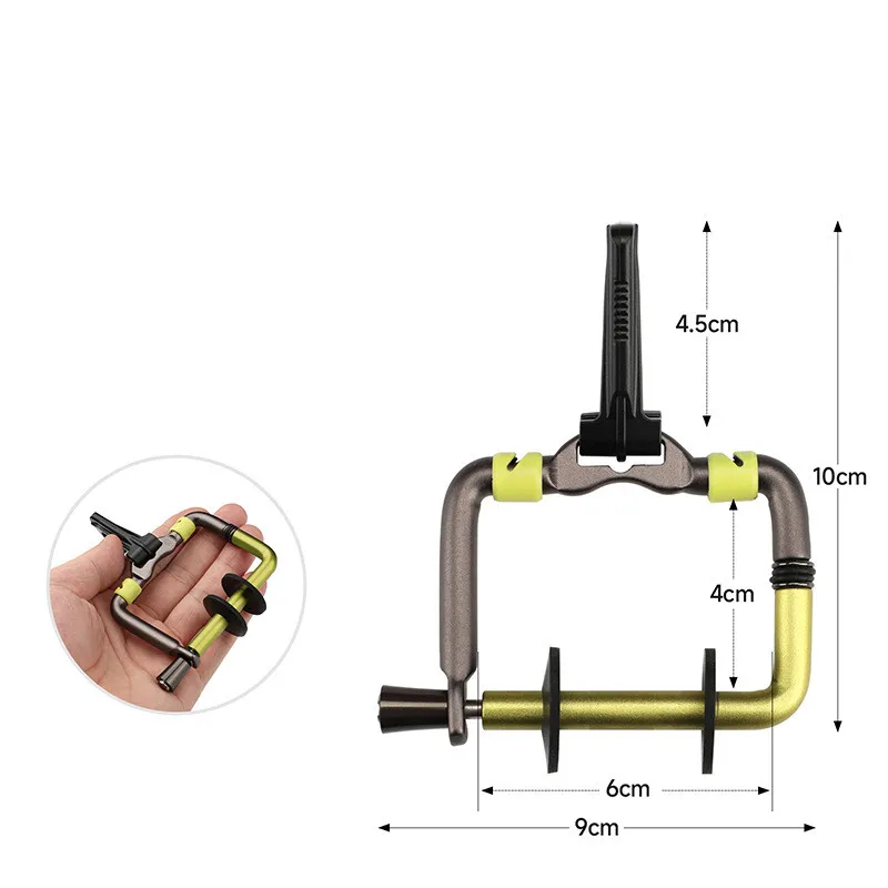 Portable Fish Coil Support Fishing Line Tippet Spool Is Inserted Into The  Holder Fishing Line Can Be Conveniently Stored Tool