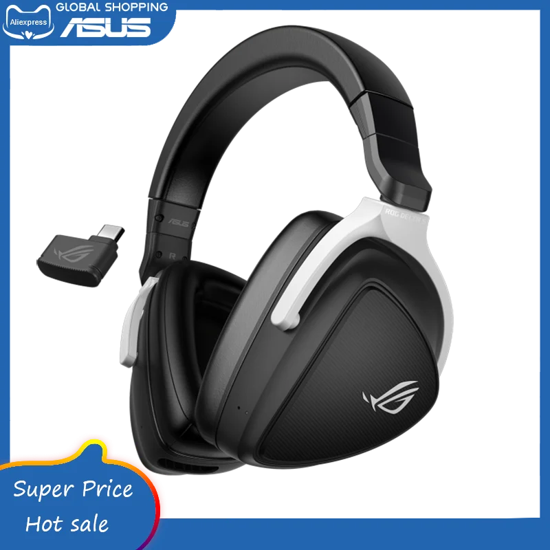 Asus Rog Delta S Wireless Lightweight  / Bt Gaming Headset With Ai  Noise Canceling Mic For Pc / Playstation 4 5 / Nintendo - Telephone Headsets  - AliExpress