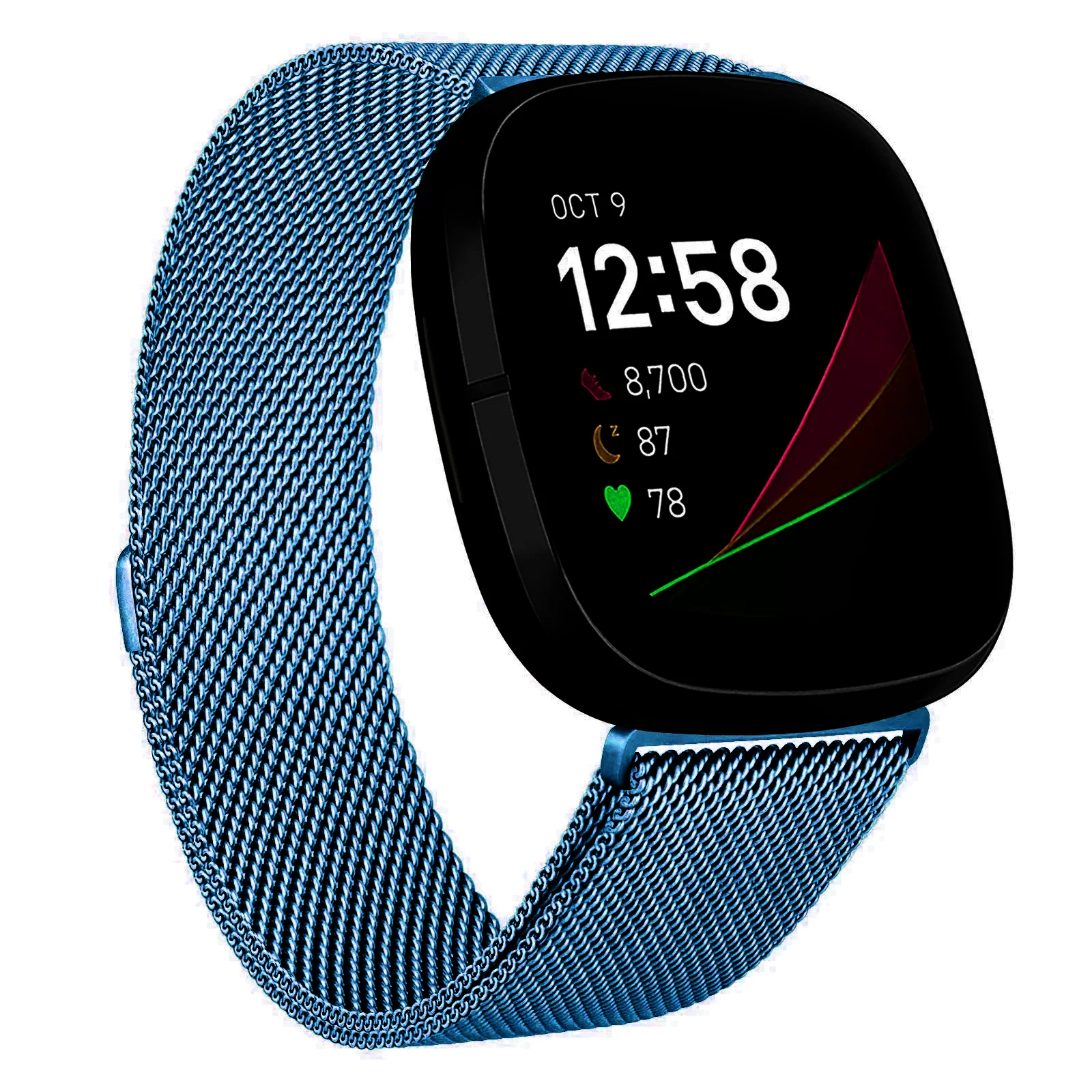 Milanese Stainless Steel Magnetic Loop Watchband Strap