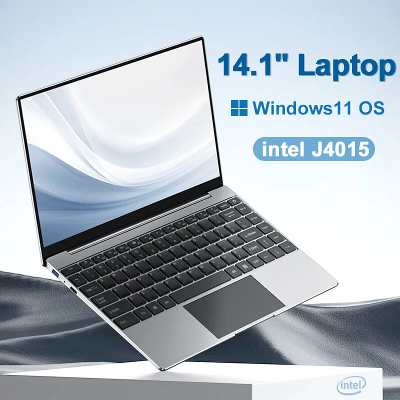 

Ноутбук MaiChai, 14,1 дюйма, Intel Celeron J4105, ноутбук для геймеров 6 ГБ ОЗУ, 1 ТБ SSD, разрешение 1920*1080, офисный учебный ПК, компьютер на базе Windows 11