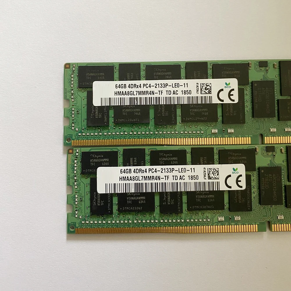メモリー SK hynix 64GB DDR4 HMAA8GL7MFRN-TF SK hynix 64GB/4Gx4 DDR4 2666MHz ECC/REG Load Reduced CL 19