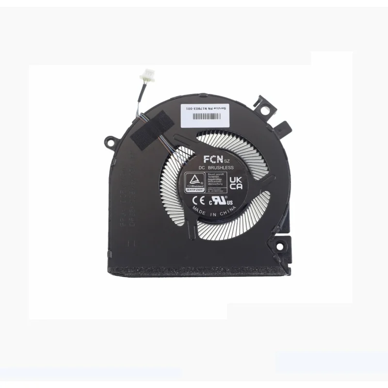 

Laptop CPU cooling fan for HP 15-fa TPN-Q278 TPN-Q279 N17902-001 N17903-001