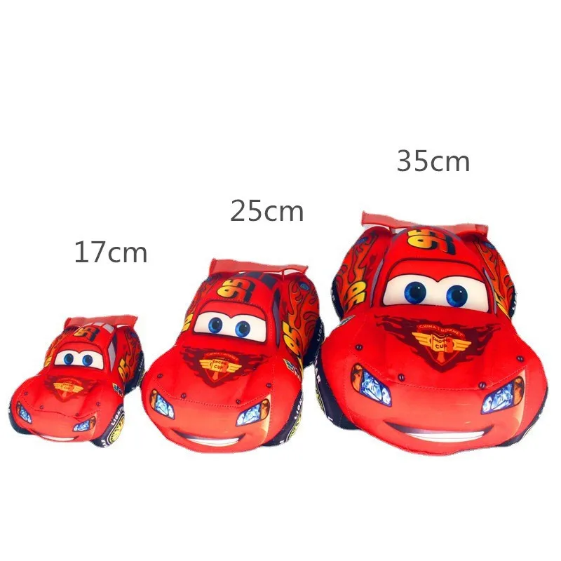 17-35cm Disney Pixar Cars 3 Toys Lightning Mcqueen Cartoon Plush Toy Red Mcqueen 95 Pillow Cushion Soft Stuffed Dolls Kids Gift 3