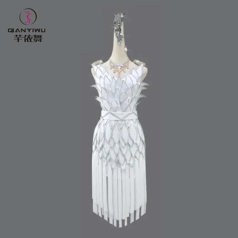 

вечернее платье женское бальные танцы одежда юбка с бахромой для фигурного катания латина топ танцев бальных pole dance платья боди костюм high heels латины женская сексуальное открытой спиной танца леопардовое живота