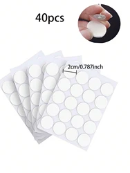 Stainless Steel Candle Wick Holders - Set of 5/10 Wick Centering Clips (40PCS Stickers)
