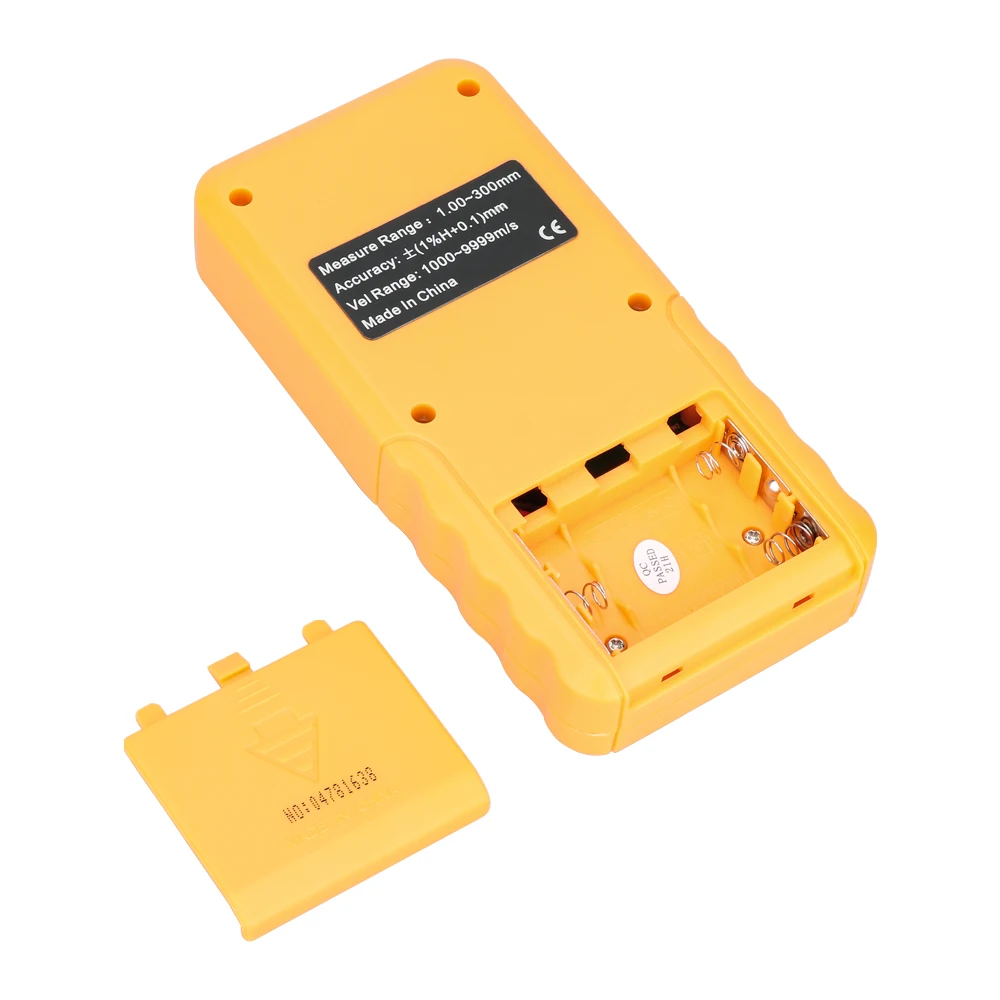 Ultrasonic thickness gauge Digital sheet metal Measuring range: 1.0 to 300mm (steel) Sound Velocity Meter Smart Sensor AR860 thickness gauge