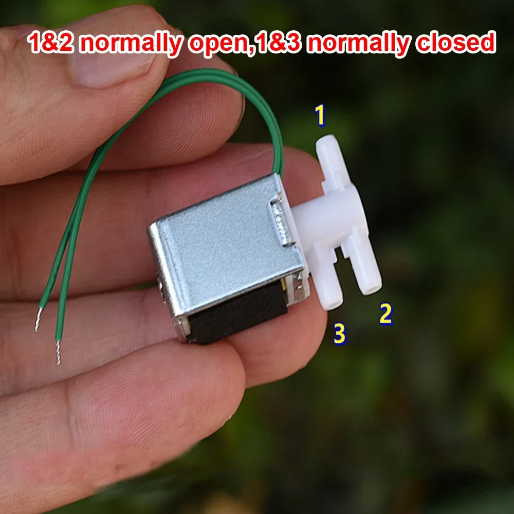 

DC 9V 12V 2-Position 3-Way Electric Solenoid Valve N/O normally open Electromagnetic Air Valve