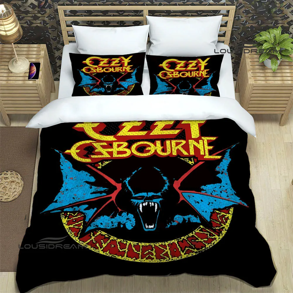 Ozzy osbourne retro Bedding Sets exquisite bed supplies set duvet cover bed comforter set bedding set luxury birthday gift 2
