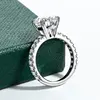 DEZO All Moissanite  5 ct Engagement Rings For Women Solid 925 Sterling Silver Oval Cut VVS1 D Color GRA Certificate 4