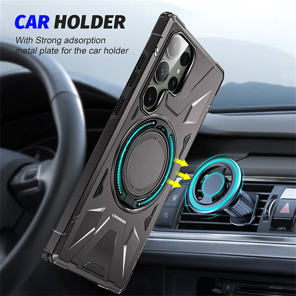 Magnetic Ring Phone Case For Samsung Galaxy Ultra Plus Fe_voghion.com