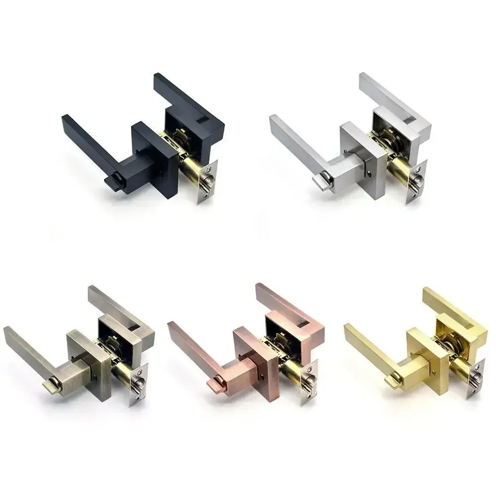 Heavy-Duty Interior Door Handle Locks with Core/Latch Safety Door Lock Accessories Durable Lock Handle Set for Home door lock