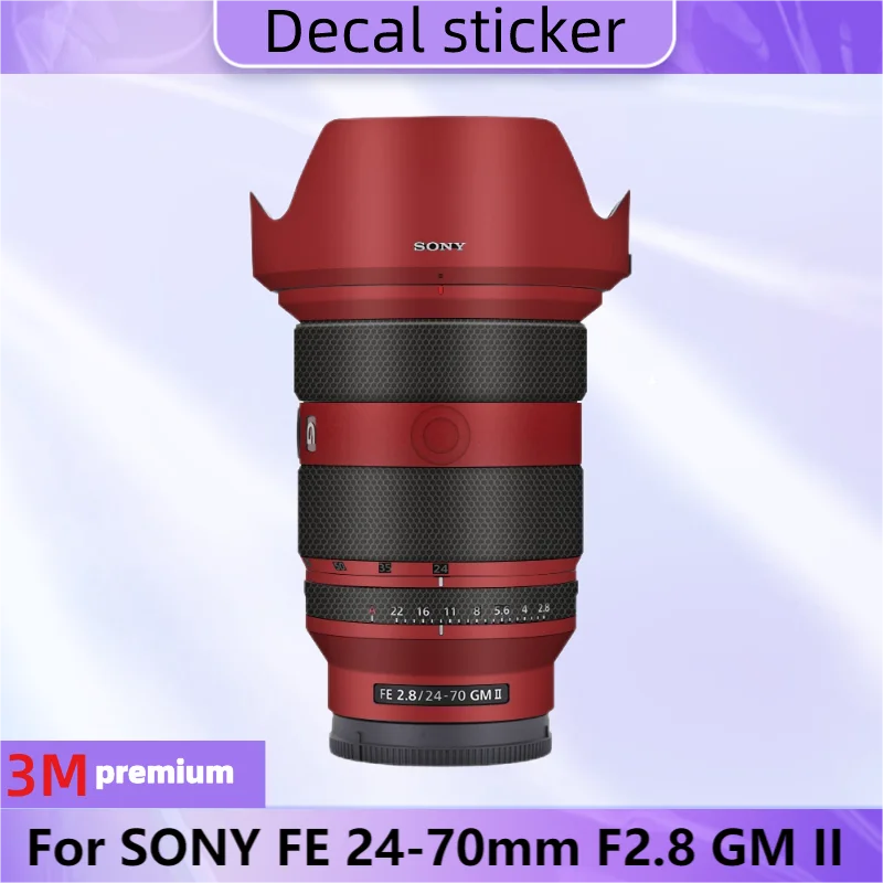 Per Sony Fe 24-70Mm F2.8 Gm Ii Adesivo Per Lenti Pellicola Protettiva Per Decalcomanie Per La Pelle Cappotto Protettivo Antigraffio Sel2470Gm2 2.8/24-