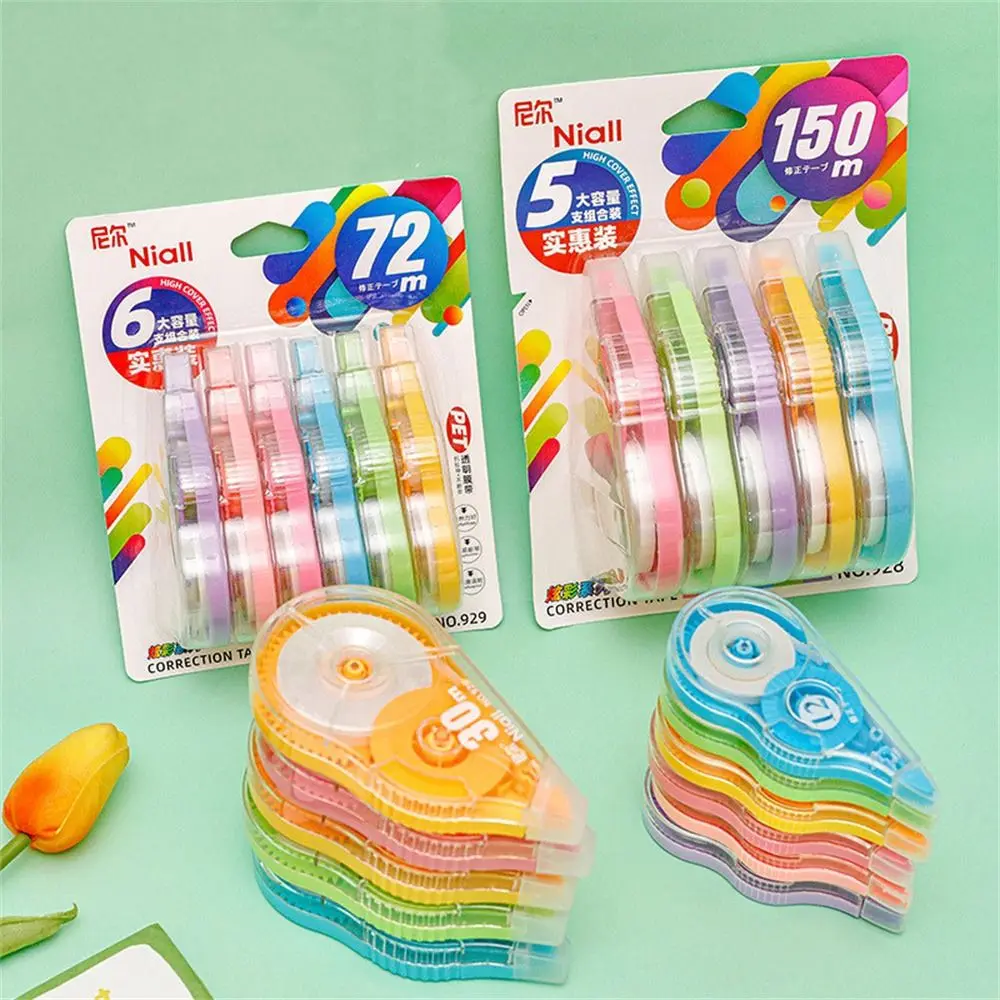 Big Capacity Correction Tape White Sticker 72M 150M Error Eraser Tape Easy to Write Smooth Correct Tape Roller School Supplies