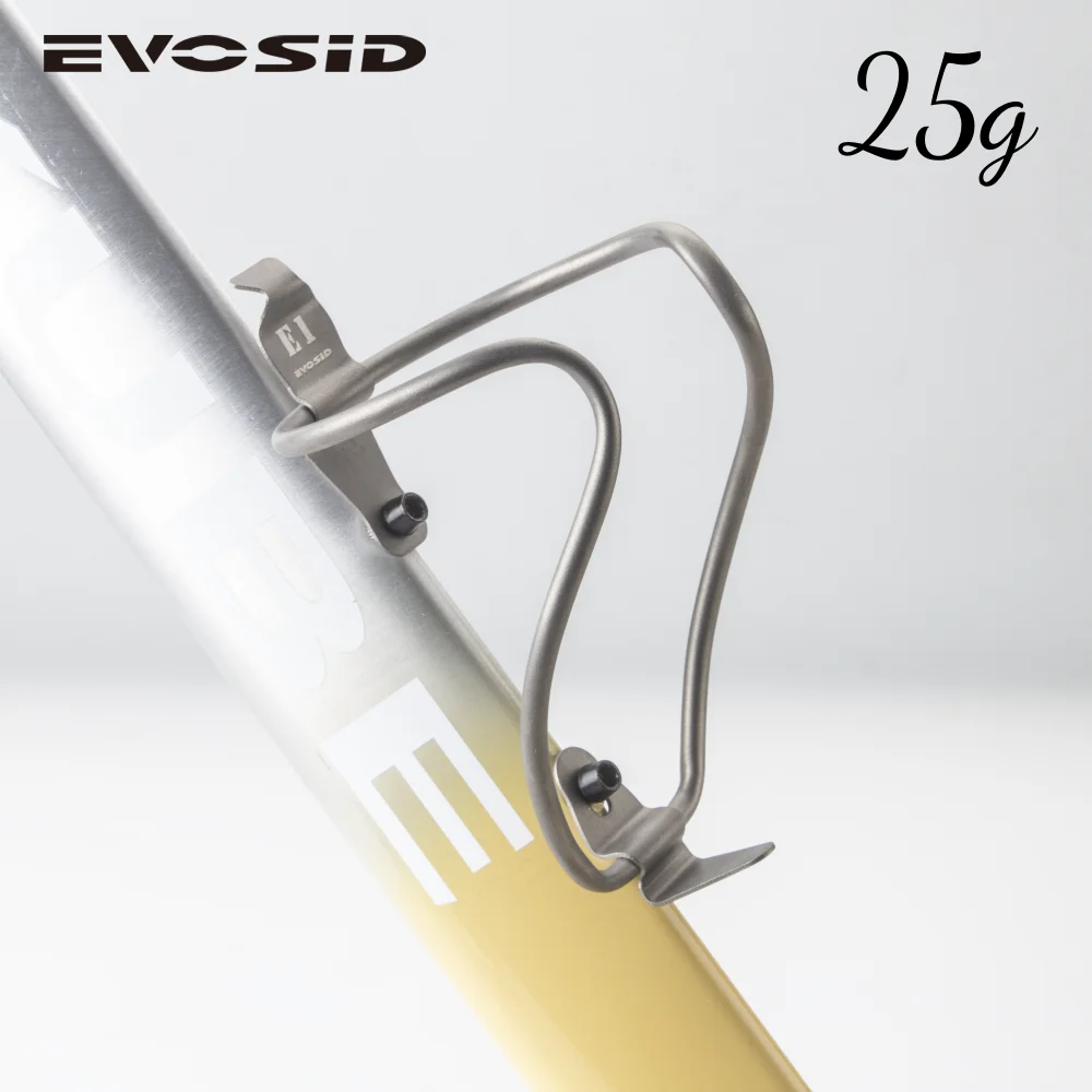 EVOSID Bicycle Bottle Holder Mtb Cup Holder Water Bottle Cage Titanium Alloy Mountain Road Bike Flask Bicycle Accessories