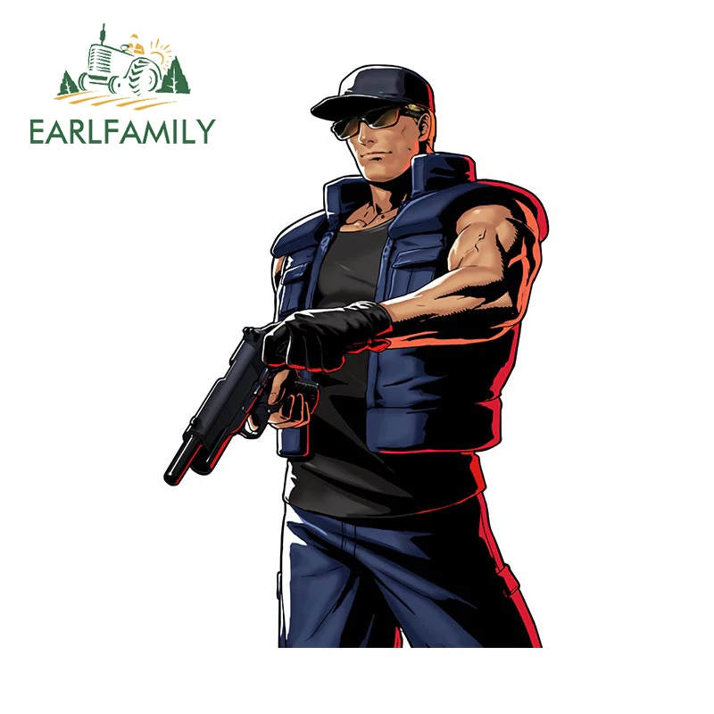 Earlfamily 13Cm X 8.6Cm Per Eona Heidern Metal Slug Fighter Anime Car Sticker Creativo Car Door Protector Decalcomania Grafica Di Moda