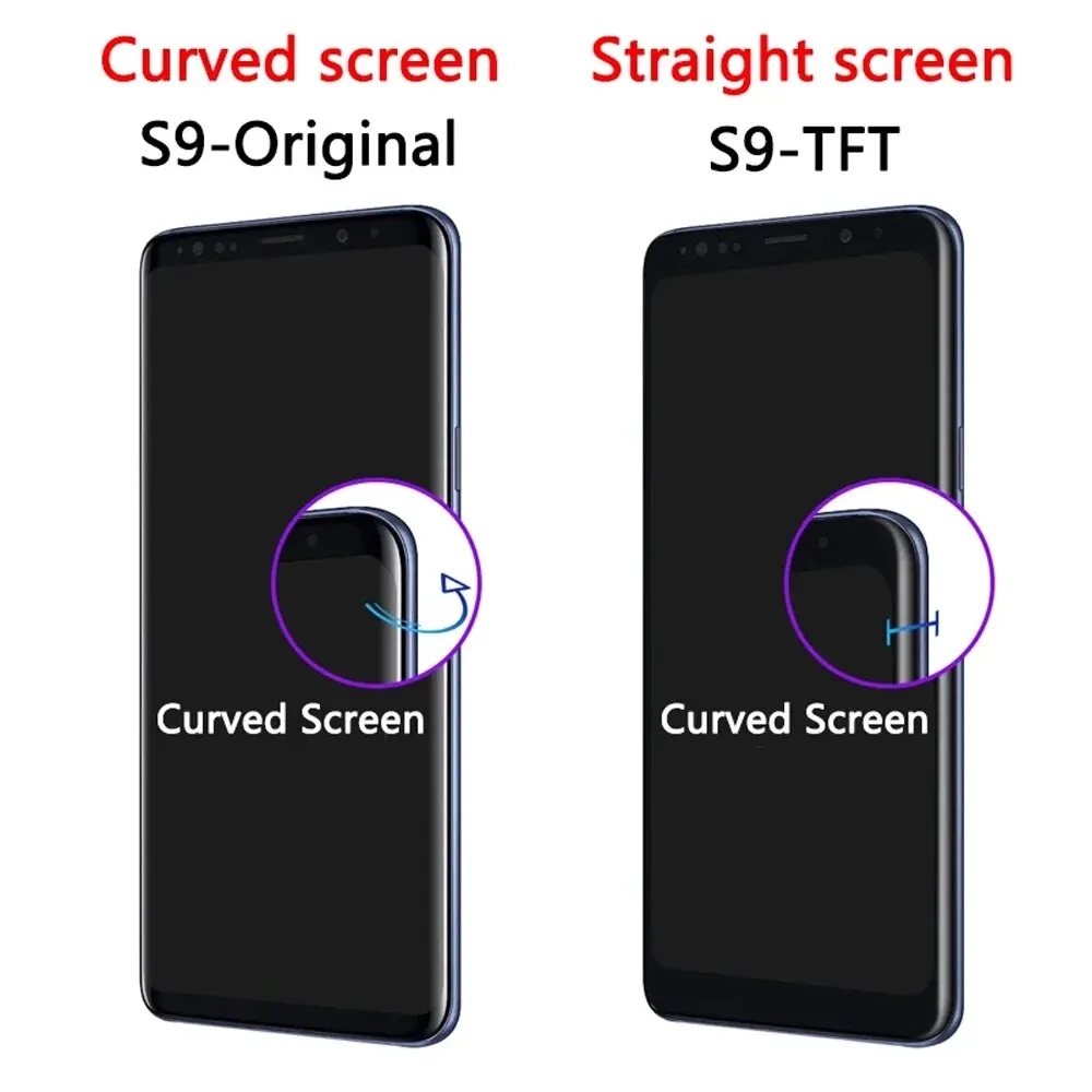 Ｚ  S9 LCD 100% ׽Ʈ ÷, Ÿ ġ ũ , SM-G960FD S9 G960 LCD  ü 