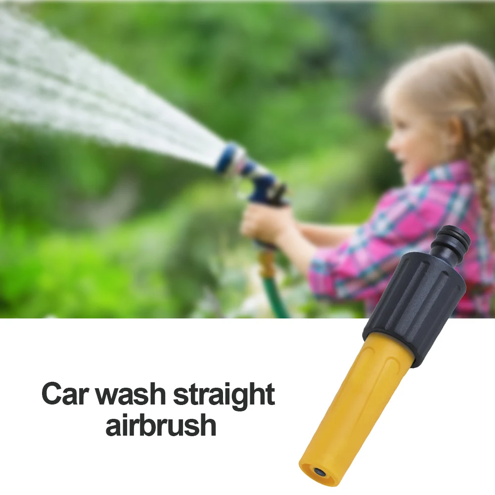 Direct Hose Nozzle Multifunctional Straight Nozzle  Direct Spray Sprinkler Plastic Car Wash Water Gun for Garden Watering