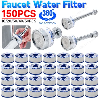 360 °   องค์ประกอบตัวกรองน้ําก๊อกน้ําขจัดคลอรีนโลหะหนักกรองฝักบัวหัวอาบน้ํากรองเครื่องกรองน้ํากระด้างนุ่ม 1