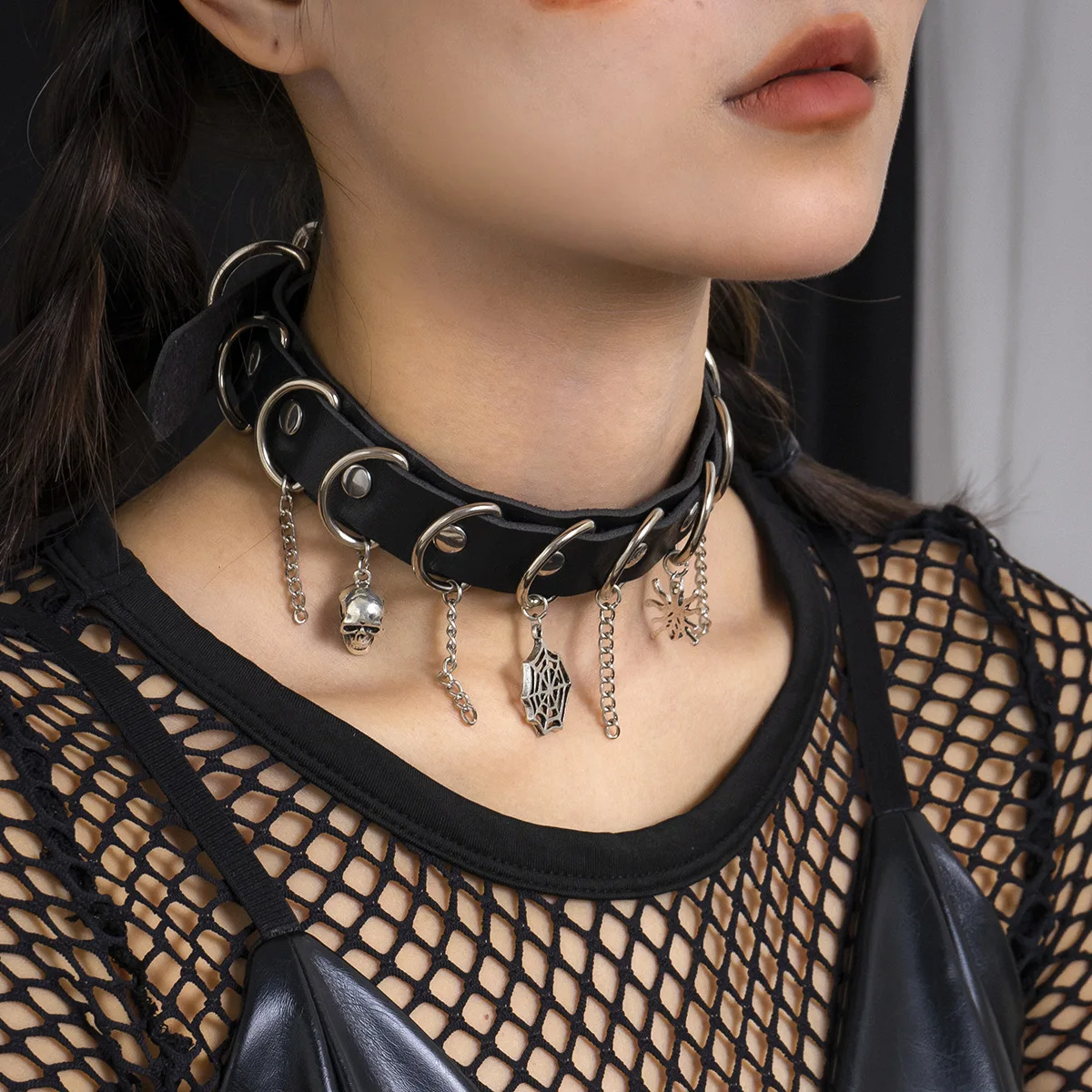 Jojnsha Schwarze Spitzen Halskette Vintage - Choker Mit Schleife, Dehnbar, Gothic Schmuck Für Damen, 30+6cm