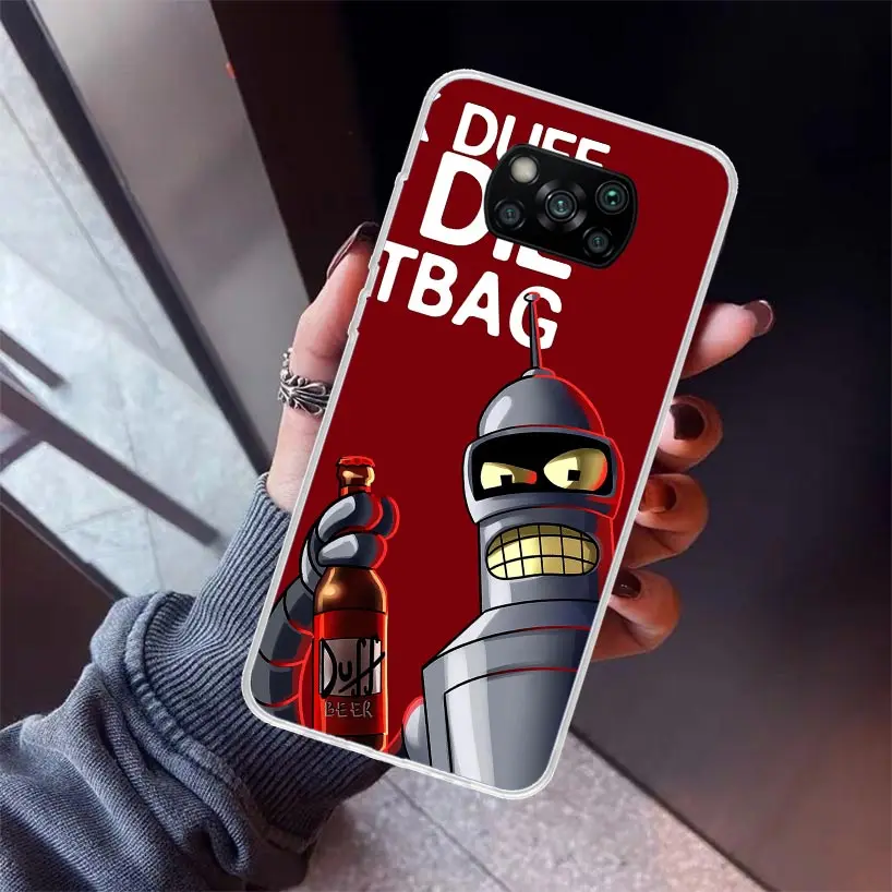 Cartoon Futurama-Themed Phone Case - Colorful & Durable Design