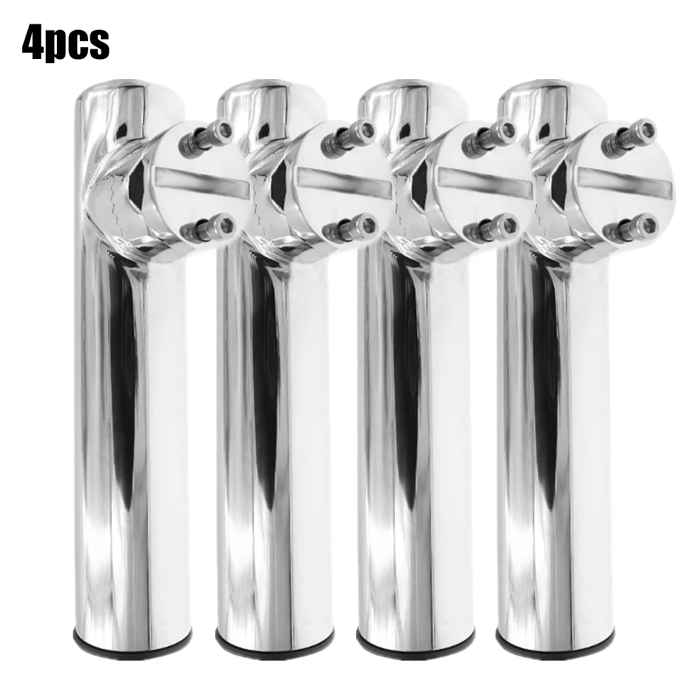 4cs Boat Accessories Stainless Steel Fishing Rotatable Fishing Rod Holder  Bracket 22mm-26mm Boats Yacht for 7/8'' to 1'' Rails - AliExpress
