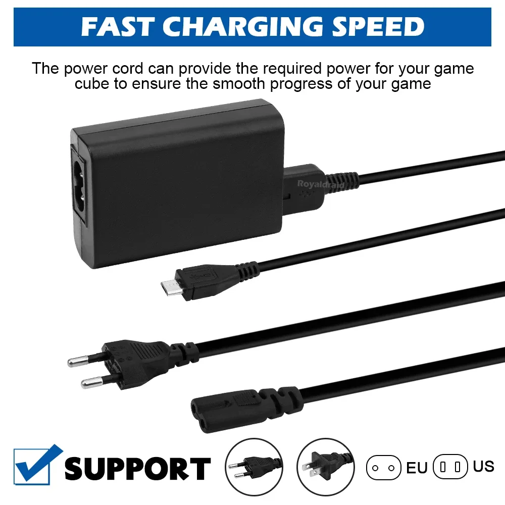 NEW EU/US Plug Home Charger Power Supply 5V AC Adapter USB Charging Cable Cord For PlayStation Psvita Slim PS Vita 2000 PSV 2000