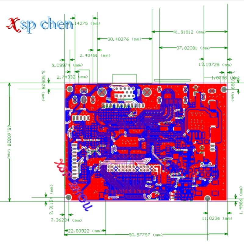 Ttl Lvds Controller Board Display Lcd Suporte Automático Hdmi Vga 2av 50pin At070tn90 92 94 - Imagem 3