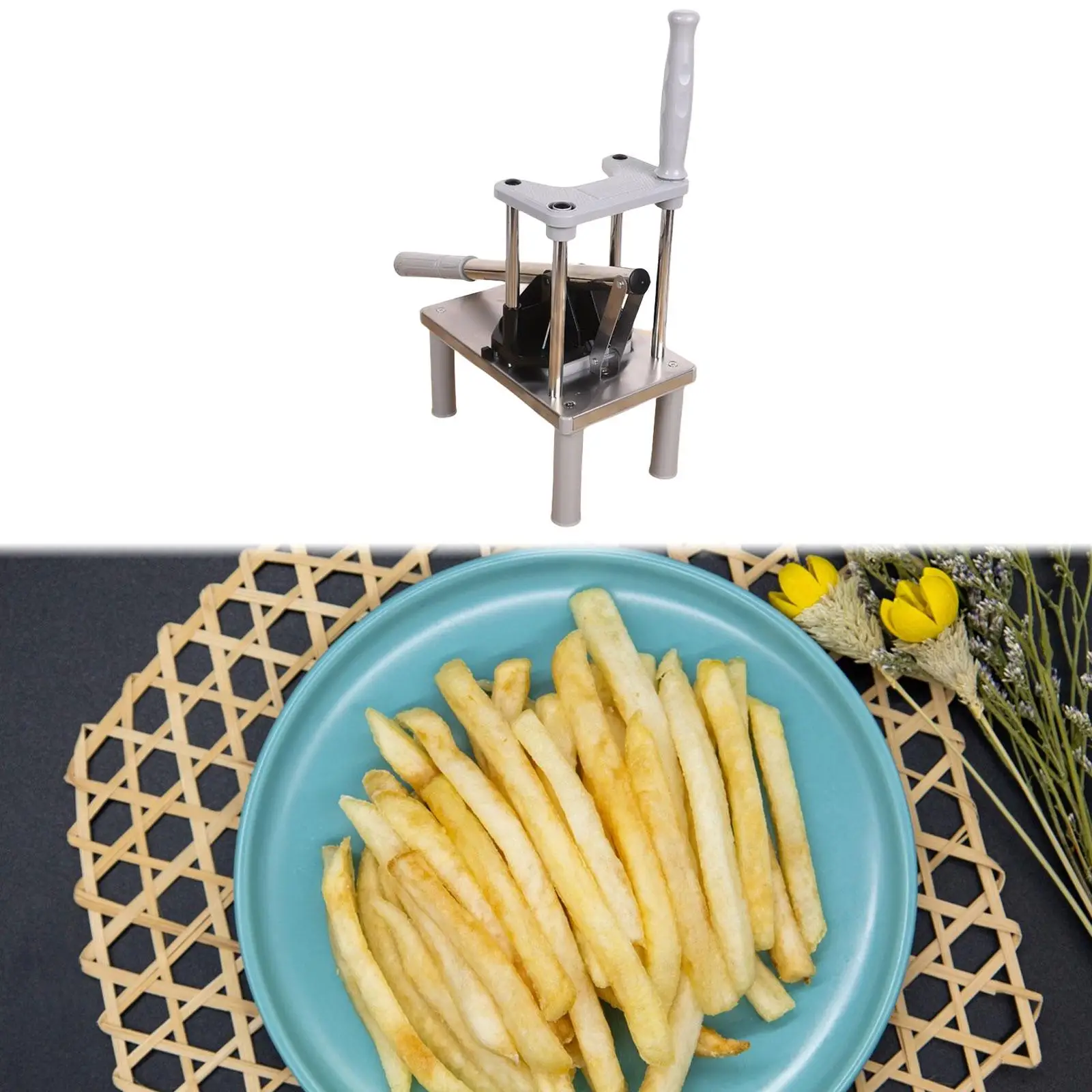 Stainless Steel Vegetable Fruit Cutter Manual Veggie Chopper, Multifunctional Vegetable Slicing Tool Onion Cutter for Lemon