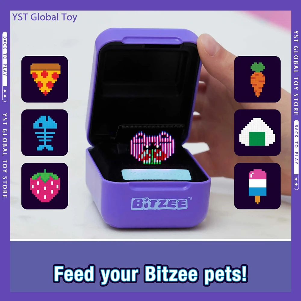 

Bitzee Interactive Toy Digital Pet Toys 6cm Electronic Digital Pets Virtual Games Smart Tamagotchi Christmas Gifts for Children