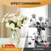 Vase Flower Grid Silicone Flower Arrangement Grid with Multi-holes Stem Holder Plant Fixation Wire Vase Bouquet Frog Arranger 3