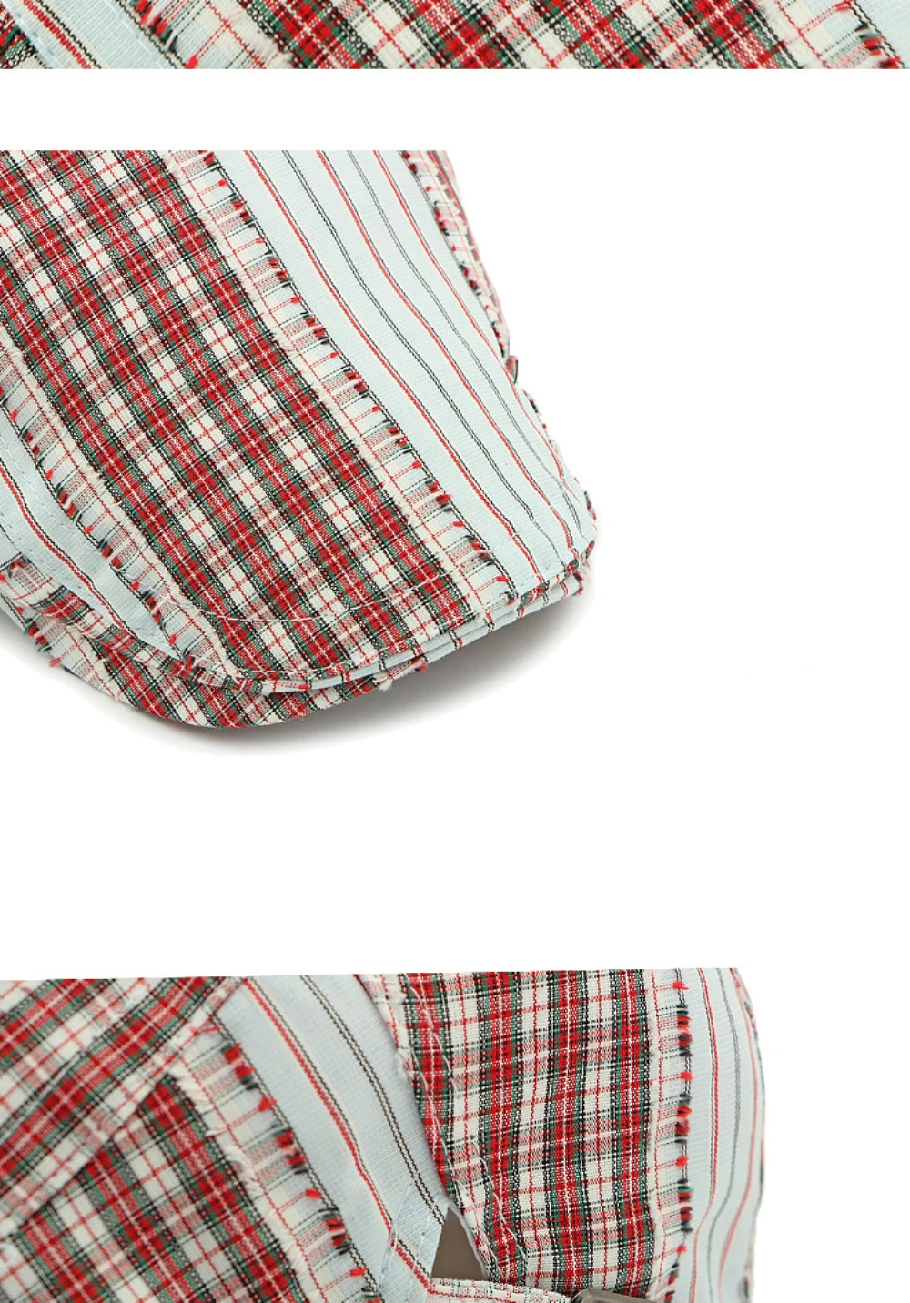 HT4726 Männer Frauen Berets Vintage Plaid Künstler Maler Baskenmütze Hut Neue Frühling Sommer Ivy Flache Kappe Männlich Weiblich Einstellbare Baskenmütze Kappe – Detail 5