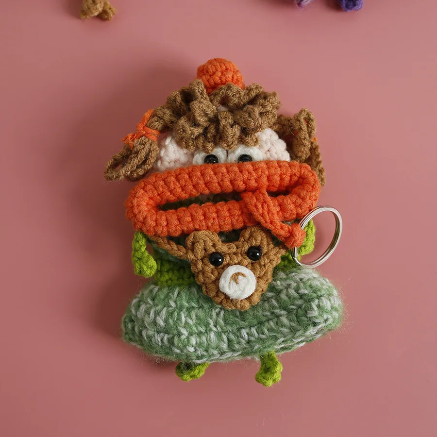 Рисунок 4 - Забавные вязаные крючком Брелоки для ключей