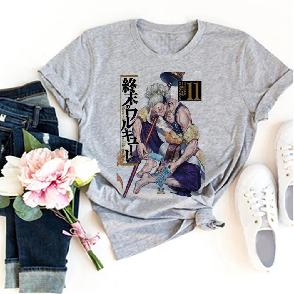 

record of ragnarok tshirt women Y2K summer designer Tee girl anime clothes