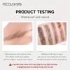 6 Colors 1pc Eyebrow Pen Waterproof 4 Split Tip Eyebrows Pen Eyebrow Tattoo Pen Waterproof Liquid Black Eyebrow Makeup Pencil 2