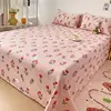 1 pc Cherry Bed Sheet for Spring High Quality Soft Fabric Sheets Flowers Flat Bed Sheet for Girls Kids Bedding (No Pillowcase) 6