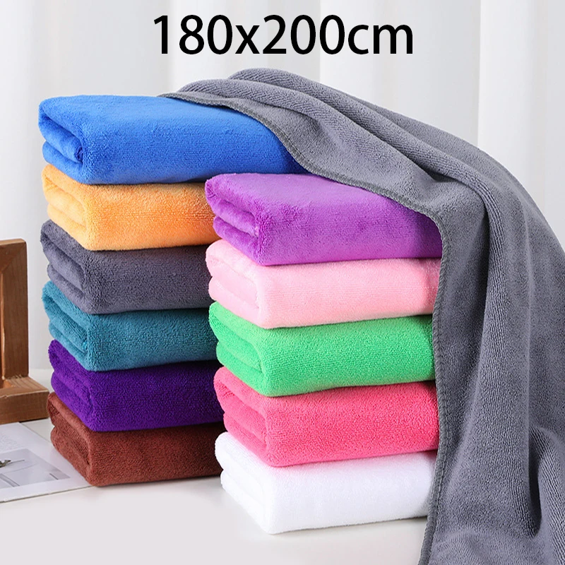 Thickened large-sized ultra-fine fibertowel water absorption and quick drying multifunctional beauty salon towelsoft adult towel 6