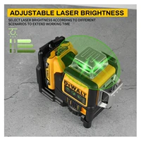 Dewalt DW089LG 3 Sides*360 12 Lines Laser 12V Battery Horizontal Green Light tool Meter Outdoor Degree Vertical bare machine 2