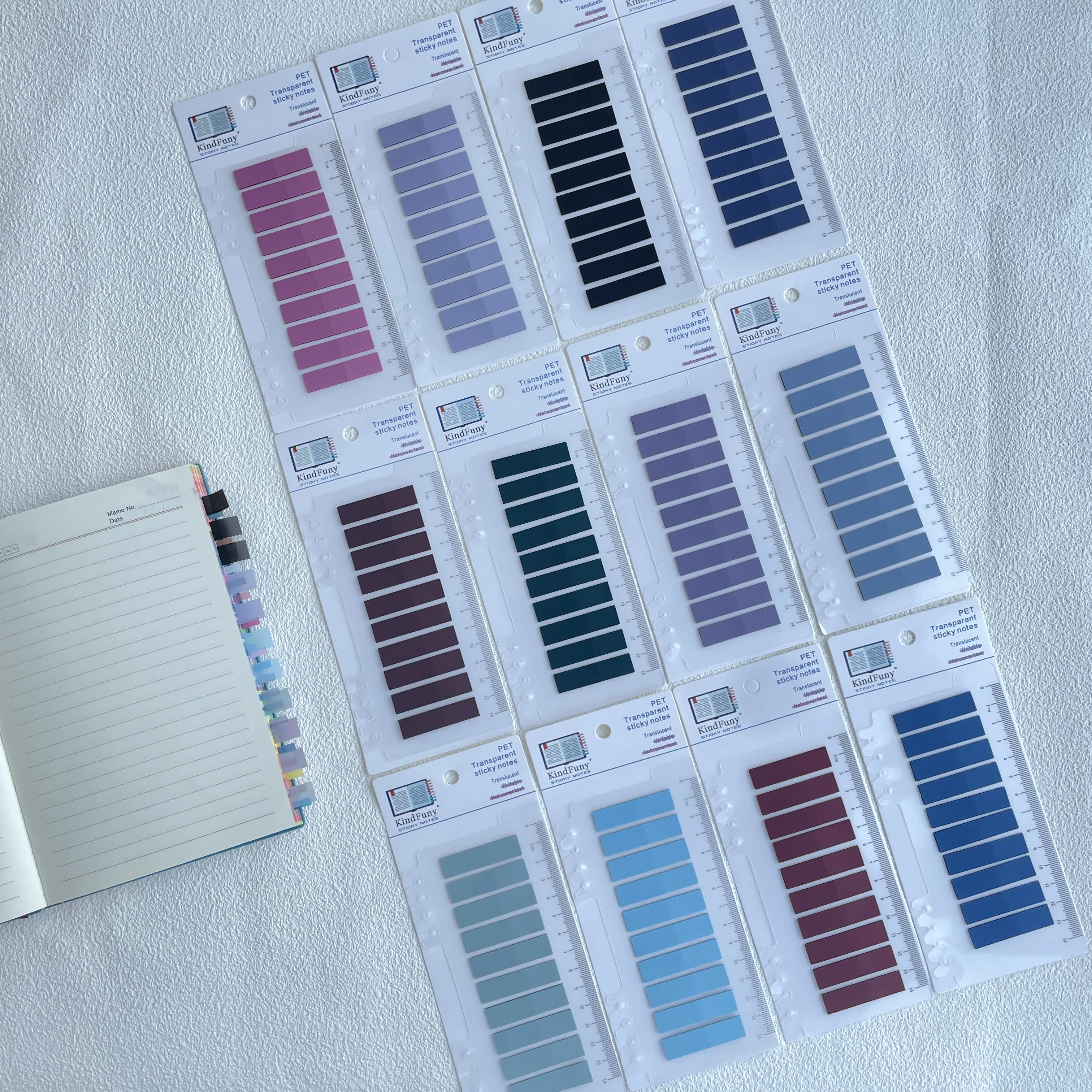 200 Sheets Sticky Note Transparent Sticky Note Index Tabs Arrow Flags for Page Marker Planner Stickers Office School 2