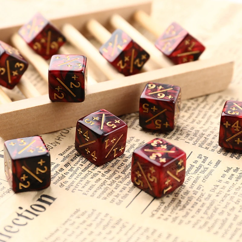 10Pcs 16mm 6 Side Dice for MTG Card Gaming,acrylic dice,game dice,dice set