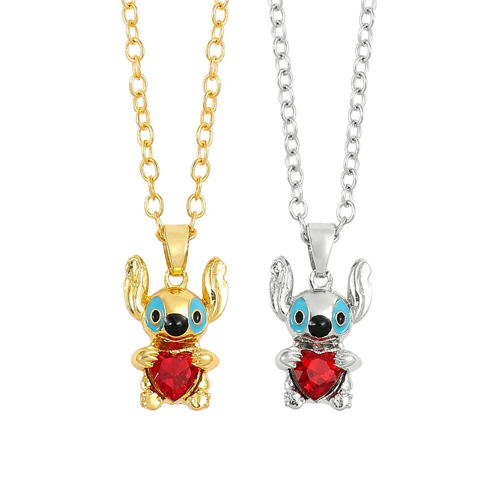 Disney Jewelry Cartoon Angle Lilo & Stitch Inspired Charm Br