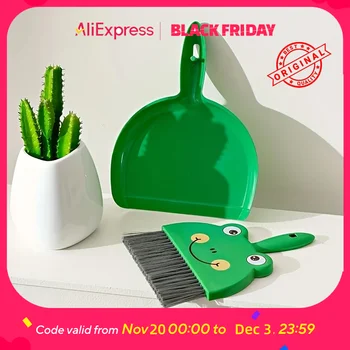 Mini Desktop Sweeper Set – Portable Broom & Dustpan for Desk and Craft Cleanup 1