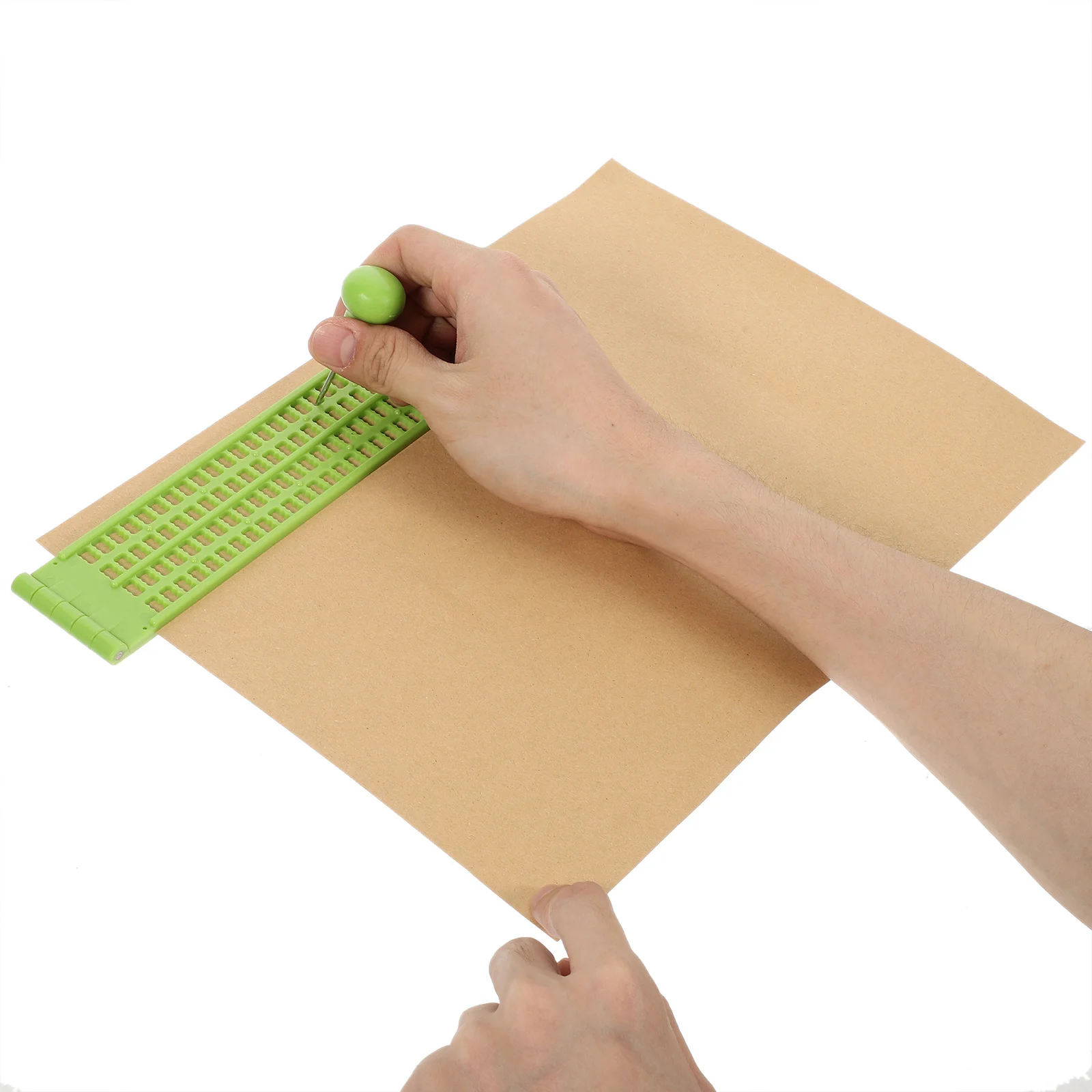 27 Lines 30 Cells Braille Board Stylus Paper Sheets Plastic Writing For Blind People Fingerboards Plate Kit Pen Refill 6