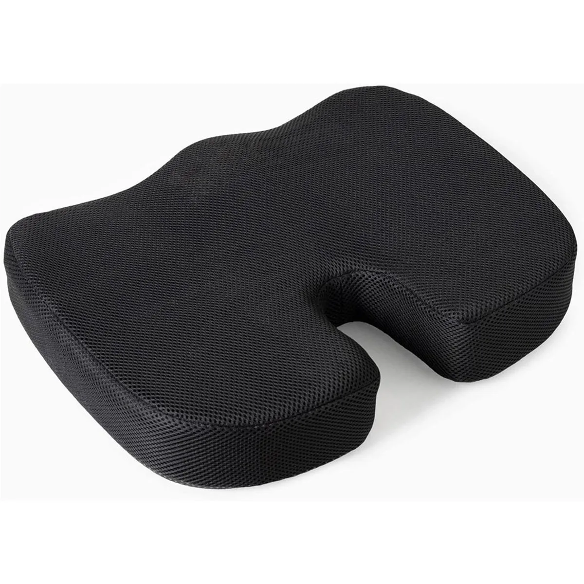 Black Mountain Products Orthopedic Memory Foam Seat Cushion with Supporting Trav