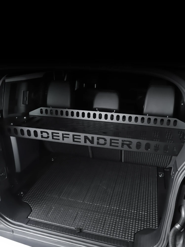 Aluminum Alloy Trunk Cargo Shelves Tail Box Storage Rack For Land Rover Defender 110-Modification Accessories