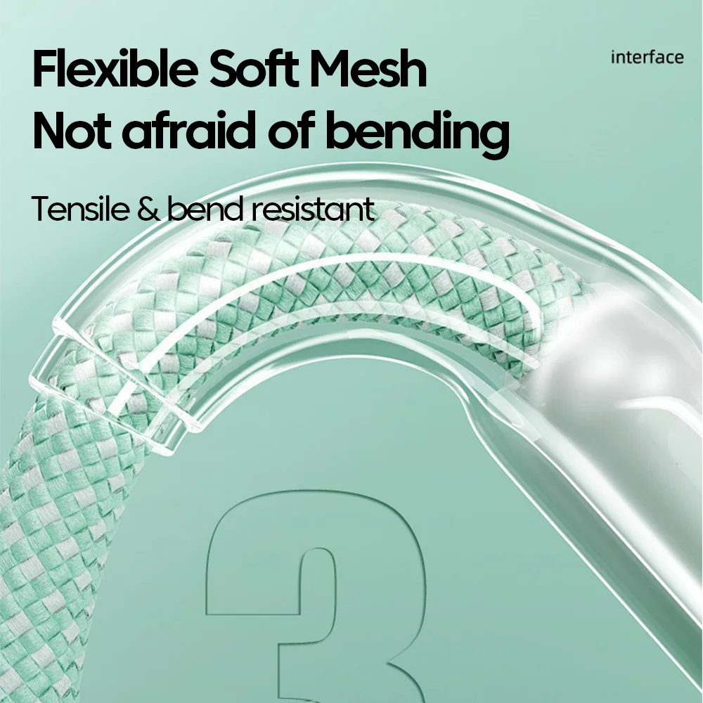 120 واط 3 في 1 USB A إلى Type-c/Lightning/Micro ال...