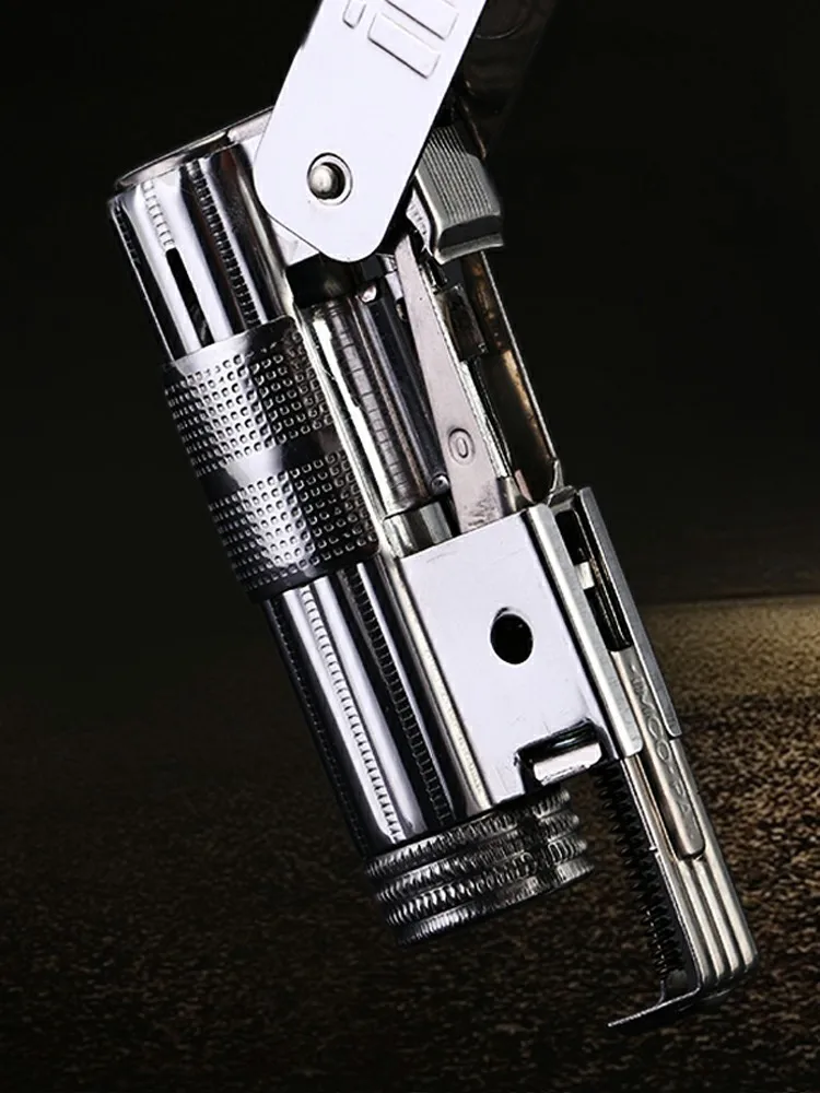 Фото Винтажная Подлинная старая бензиновая Зажигалка IMCO 6700 из нержавеющей стали, Мужская масляная зажигалка, аксессуары 62*22*15 мм №5